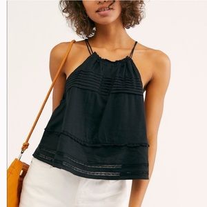 Free People Trust Me Bodysuit Black